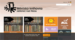 Desktop Screenshot of knihovna.mestojablonec.cz